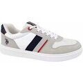 Baskets basses U.S Polo Assn. ROKKO003LGRWHI01