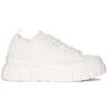 Baskets basses Caf&eacute; Noir DG9330BI Blanc