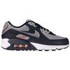 Baskets basses Nike Air Max 90 Black flat Pewter-picante Red