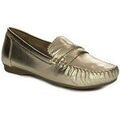 Chaussures plates femme sur Grenoble : Mocassins Marco Tozzi 22422542940 Dor&eacute;