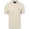 T-shirt Lyle & Scott Polo Ecru Plain