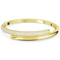 Bracelets Swarovski Bracelet jonc Dextera dor&eacute; taille L Jaune