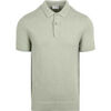 T-shirt Suitable Heavy Knitted Polo Raw Vert Clair