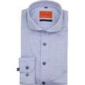 Chemise Suitable Chemise M&eacute;langer Bleu Clair Bleu Grenoble