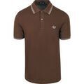 Tee-shirts sur Grenoble : T-shirt Fred Perry Polo Twin Tipped M3600 Marron 49A