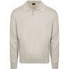 Polo BOSS Polo Asac Long Sleeve Ecru