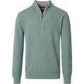 Pull Casamoda Pull-over Demi-Zip Structure M&eacute;langer Vert Fonc&eacute; Vert