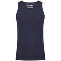 Tee-shirts sur Grenoble : T-shirt Garage D&eacute;bardeur Basique Stretch Bleu Fonc&eacute; Bleu