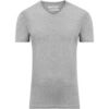 T-shirt Garage Stretch Basique Col-V Gris