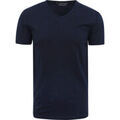 Tee-shirts sur Grenoble : T-shirt Garage Stretch Basique Marine Col-V