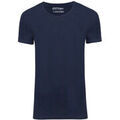 Tee-shirts sur Grenoble : T-shirt Garage Stretch Basique Marine Col Rond Profond