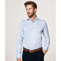 Chemises/chemisettes sur Grenoble : Chemise Profuomo Chemise Bleu + Contraste Blanc