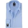 Chemise Olymp Chemise No'6 Coupe Skinny Bleu Manches Extra Longues