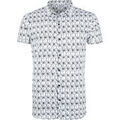Chemises/chemisettes sur Grenoble : Chemise Dstrezzed Chemise Imprim&eacute;e Blanc Blanc