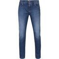 Jeans/Pantalons sur Grenoble : Pantalon Alberto Denim Slim Bio Bleu Fonc&eacute; Bleu