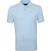 Polo Barbour Polo Basique Piqu&eacute; Bleu Clair Bleu