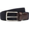 Ceinture Profuomo Ceinture Tiss&eacute;e Bleu Fonc&eacute; Bleu