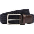 Ceintures sur Grenoble : Ceinture Profuomo Ceinture Tiss&eacute;e Bleu Fonc&eacute; Bleu