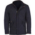 Vestes sur Grenoble : Veste Barbour Manteau Matelass&eacute; Powell Bleu Fonc&eacute; Bleu