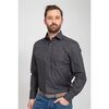 Chemise Olymp Chemise Luxor Pied De Poule Noir