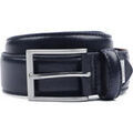 Ceinture Profuomo Ceinture Cuir Bleu Fonc&eacute; Bleu Grenoble