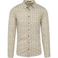 Chemise No Excess Chemise &agrave; Motifs Blanc Multicolore Grenoble