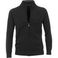 Gilet Casamoda Cardigan Zipp&eacute; Anthracite Gris Grenoble