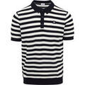 Tee-shirts sur Grenoble : T-shirt Blue Industry M10 Polo Rayures Bleu Fonc&eacute; Bleu