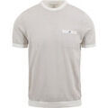 Tee-shirts sur Grenoble : T-shirt Blue Industry T-Shirt Rayures Ecru