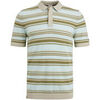 T-shirt Cast Iron Polo Boucl&eacute; Bleu Clair Bleu