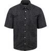 Chemise Marc O'Polo Chemise Manches Courtes Imprim&eacute; Marine Bleu