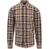 Chemise Marc O'Polo Chemise &agrave; Carreaux Beige Multicolore