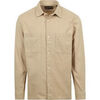 Chemise Marc O'Polo Shirt Twill Flannel Beige
