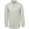 Chemise Gant College Chemise Rayures Vert Fonc&eacute; Vert