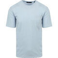 Tee-shirts sur Grenoble : T-shirt Marc O'Polo T-Shirt Slubs Bleu Clair