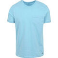Tee-shirts sur Grenoble : T-shirt No Excess T-Shirt Slubs Bleu Clair