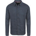 Chemise No Excess Shirt Linen Navy Grenoble