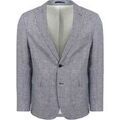 Vestes sur Grenoble : Veste Suitable Veste de Costume Pepita De Lin Bleu