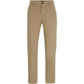 Pantalon BOSS Satin Chino Beige Grenoble