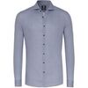 Chemise Desoto Essential Chemise Hai Piqu&eacute; Bleu Pied De Poule Bleu