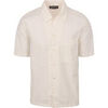Chemise Marc O'Polo Chemise Manches Courtes Seersucker Off White