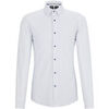 Chemise BOSS Chemise Hank Stretch Impression Blanche