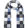 Echarpe Profuomo &Eacute;charpe Laine Bleu Gris Carreaux Multicolore