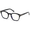 Lunettes de soleil Tom Ford FT5532-B Cadres Optiques, Noir/Bleu, 49 mm