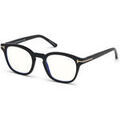 Lunettes sur Grenoble : Lunettes de soleil Tom Ford FT5532-B Cadres Optiques, Noir/Bleu, 49 mm