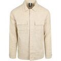 Sweat-shirt Profuomo Surchemise Blend Lin Beige