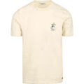 Tee-shirts sur Grenoble : T-shirt No Excess No-Excess T-Shirt Slub Placed Prints Ecru