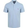T-shirt Napapijri Ealis Polo Bleu Chambray Grenoble