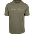 T-shirt Marc O'Polo T-Shirt Logo Vert fonc&eacute; Vert