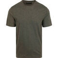 Tee-shirts sur Grenoble : T-shirt Marc O'Polo T-shirt Slub Stripes Dark Green